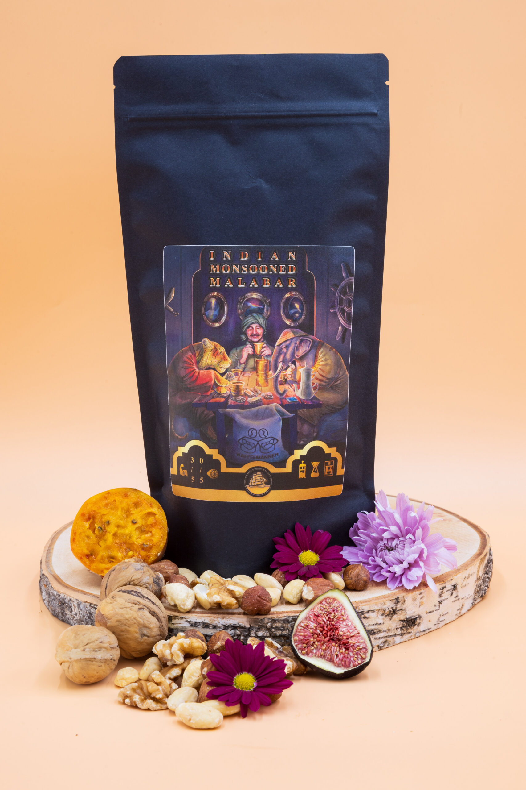 Inian Monsooned Malabar - Arabica Kaffee - helle Röstung