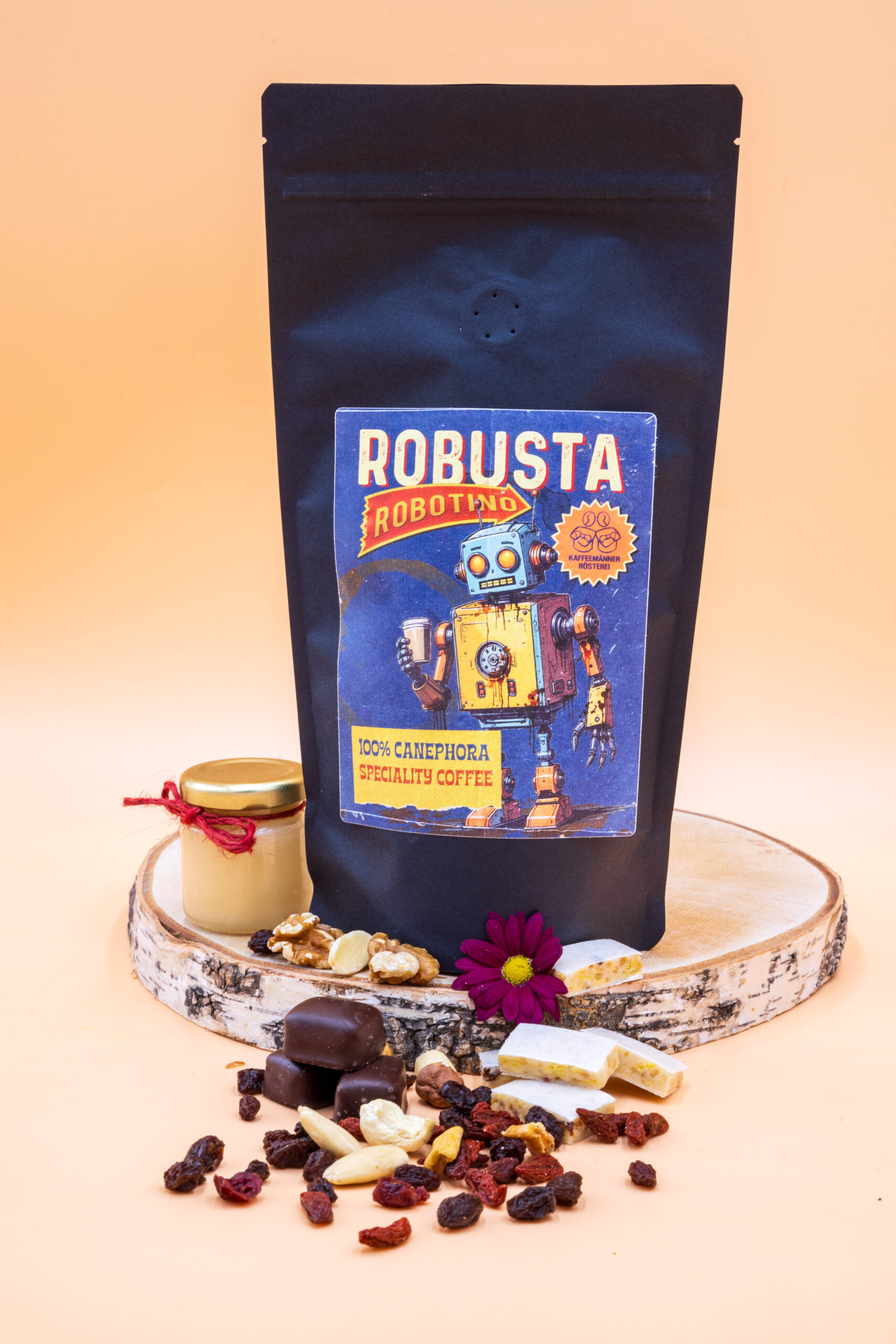 Robusta Robusta Kaffee - mittlere Röstung