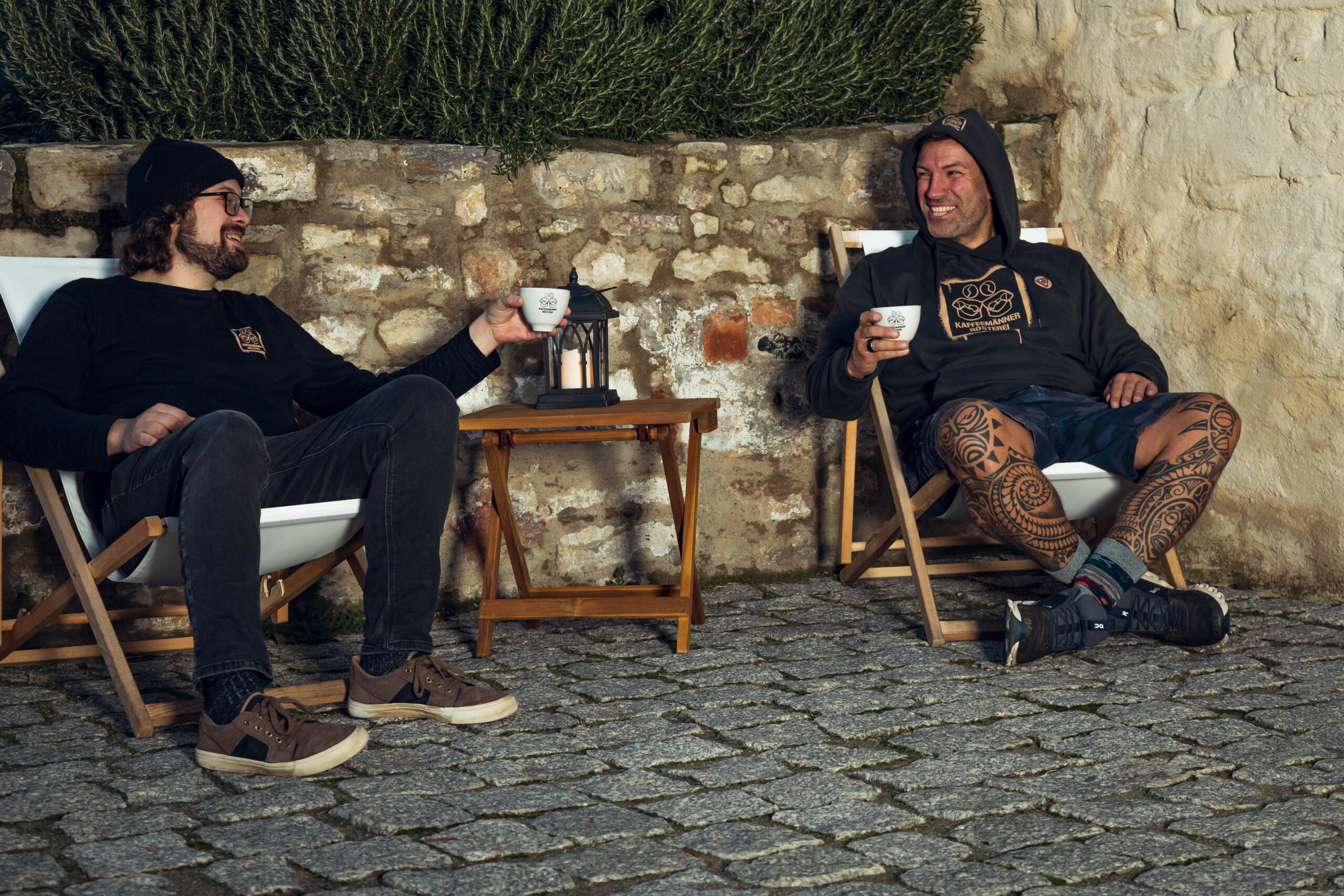 _H3A1401 Kaffeemänner Hoodie