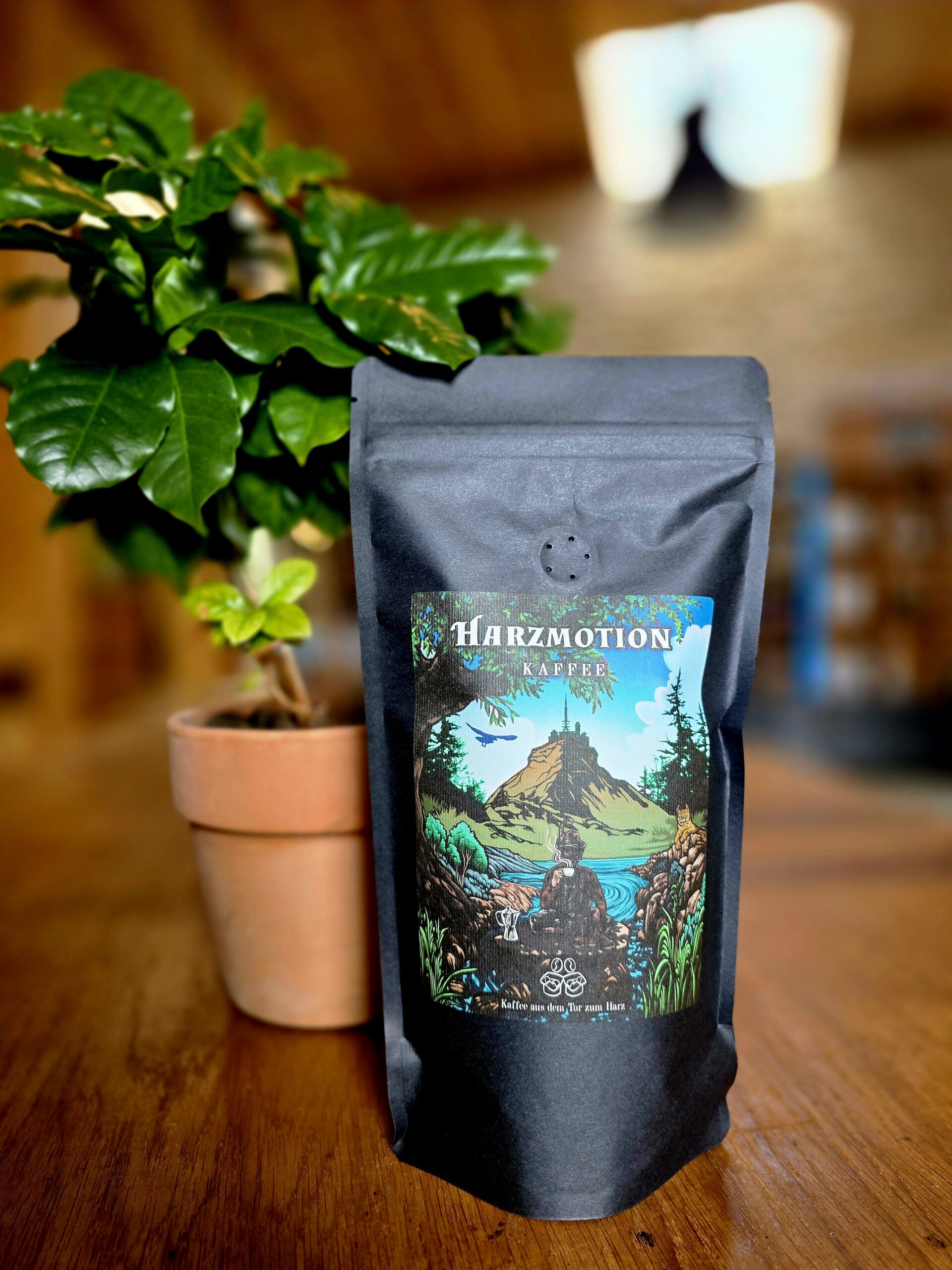 Harzmotion Kaffee